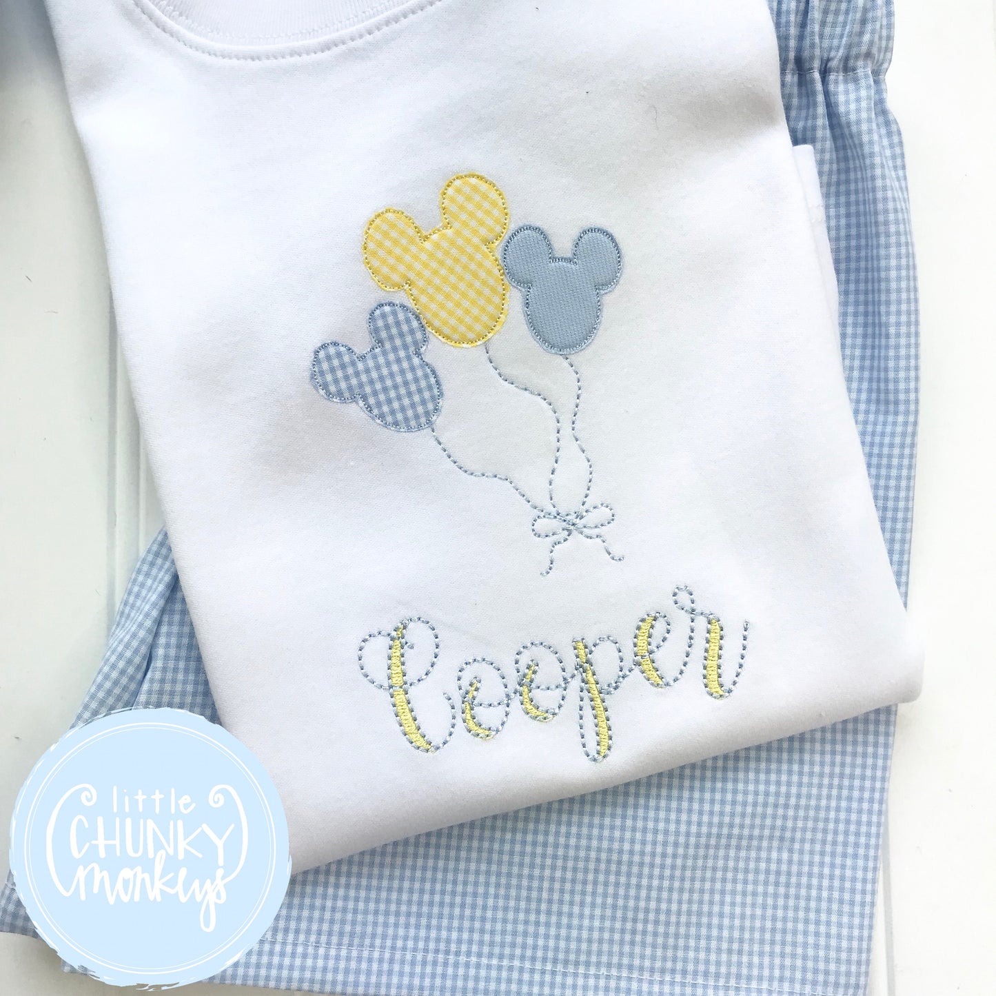 Boy Shirt - Boy Birthday Shirt - Mouse Balloons with Personalization