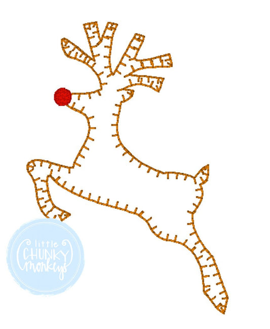 Boy Shirt -Jumping Reindeer
