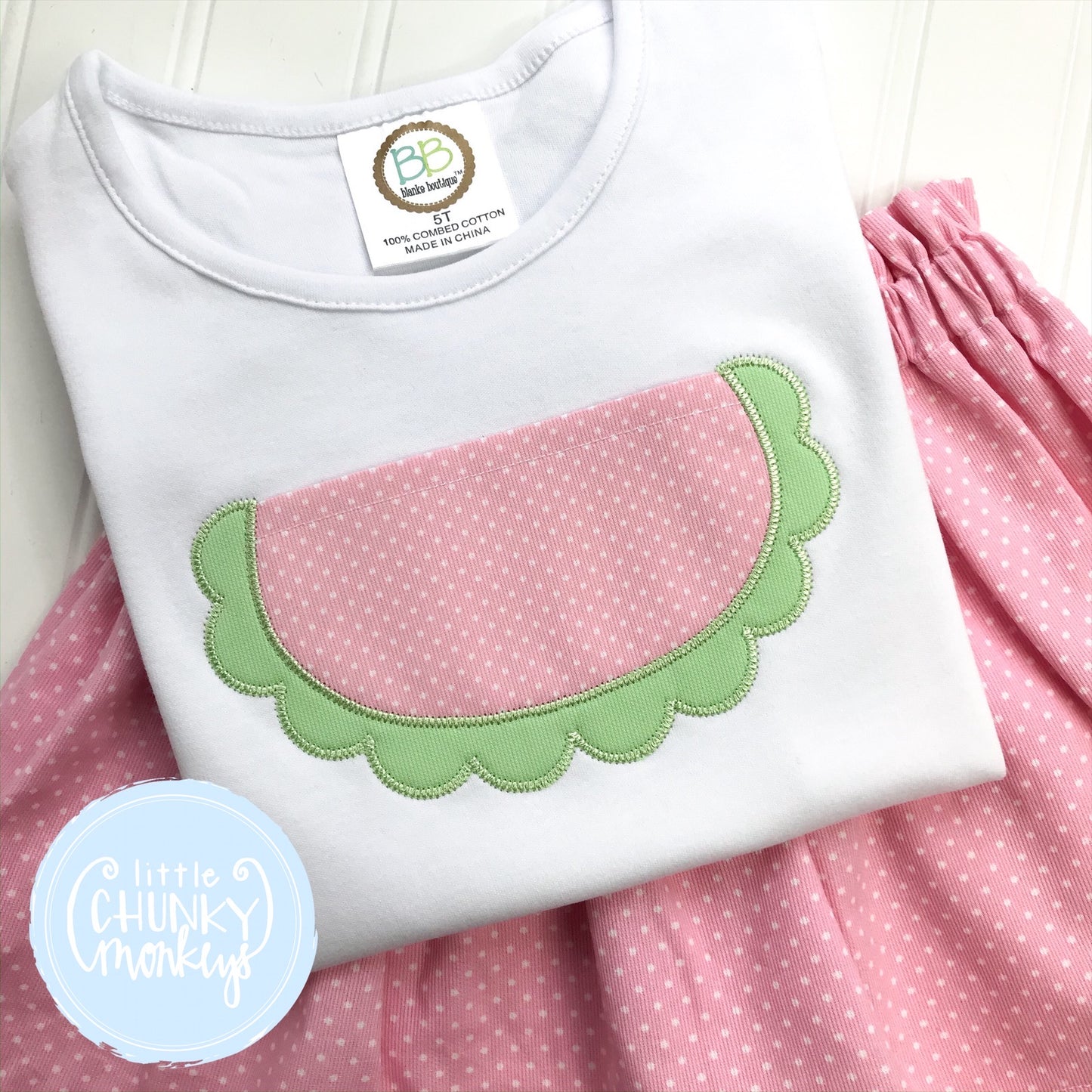 Girl Shirt - Watermelon Pocket