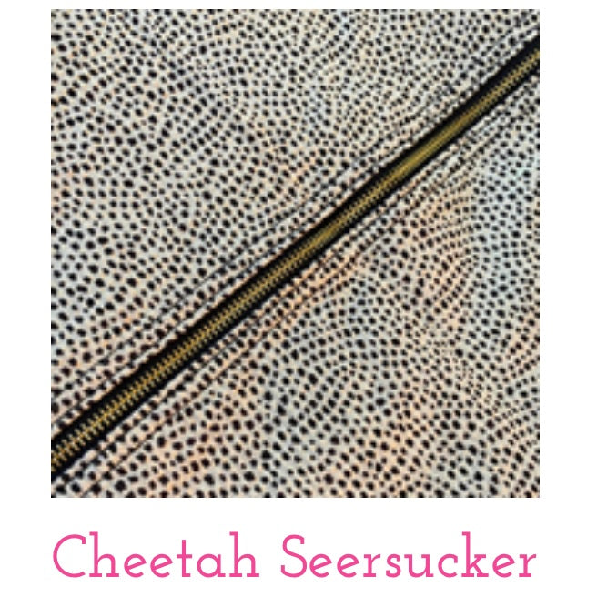 Cheetah Seersucker  - Mint® Brand