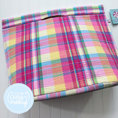 Lunch/Cooler Tote  - Popsicle Plaid