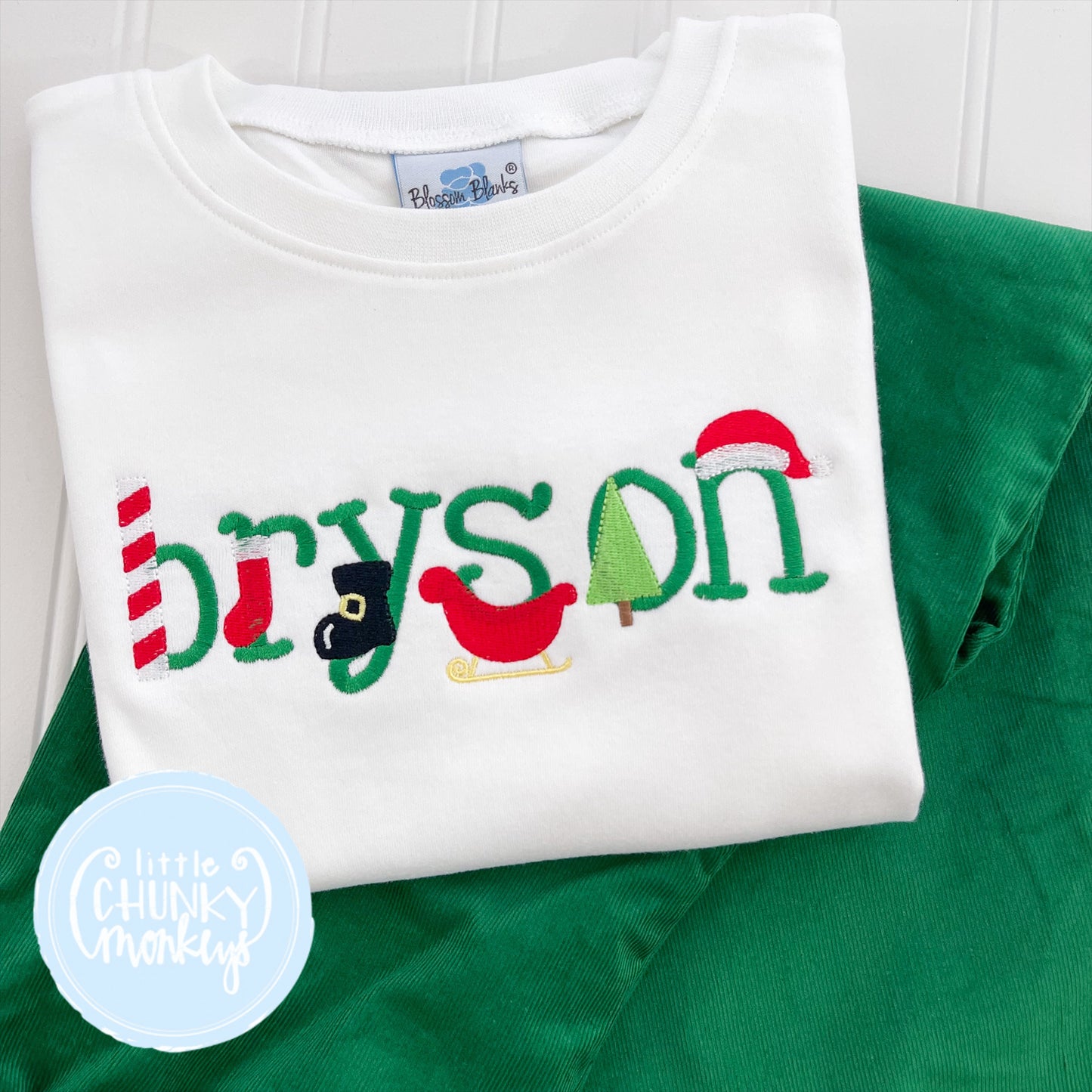 Boy Shirt - Santa Name