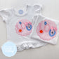 Girl outfit - Scalloped Applique Boo with Bow