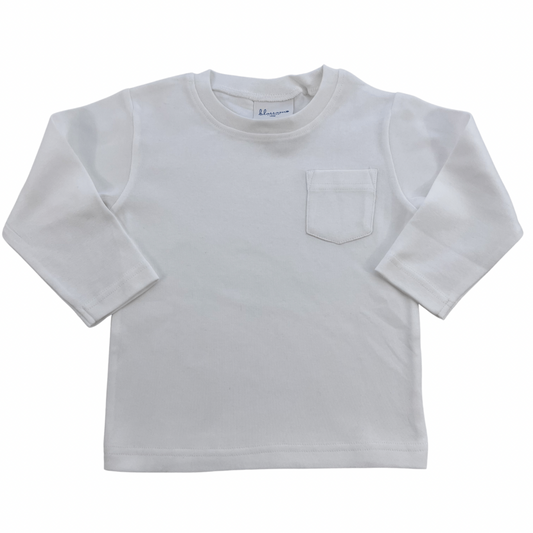 Customize Boy Long Sleeve Pocket Shirt