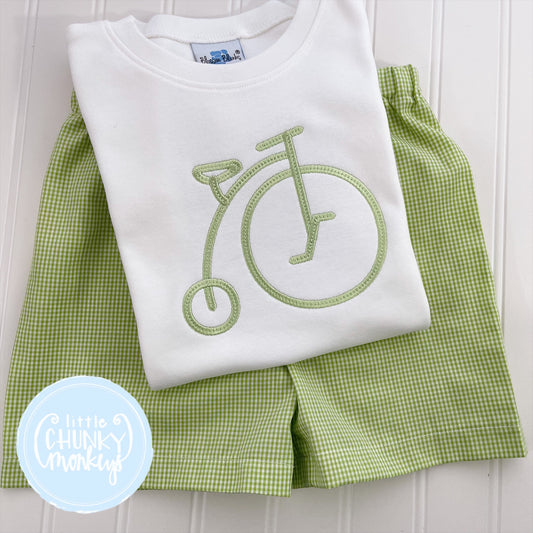 Ready to Ship - 3T Boys Short Sleeve - Tricycle