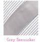 Grey Seersucker  - Mint® Brand