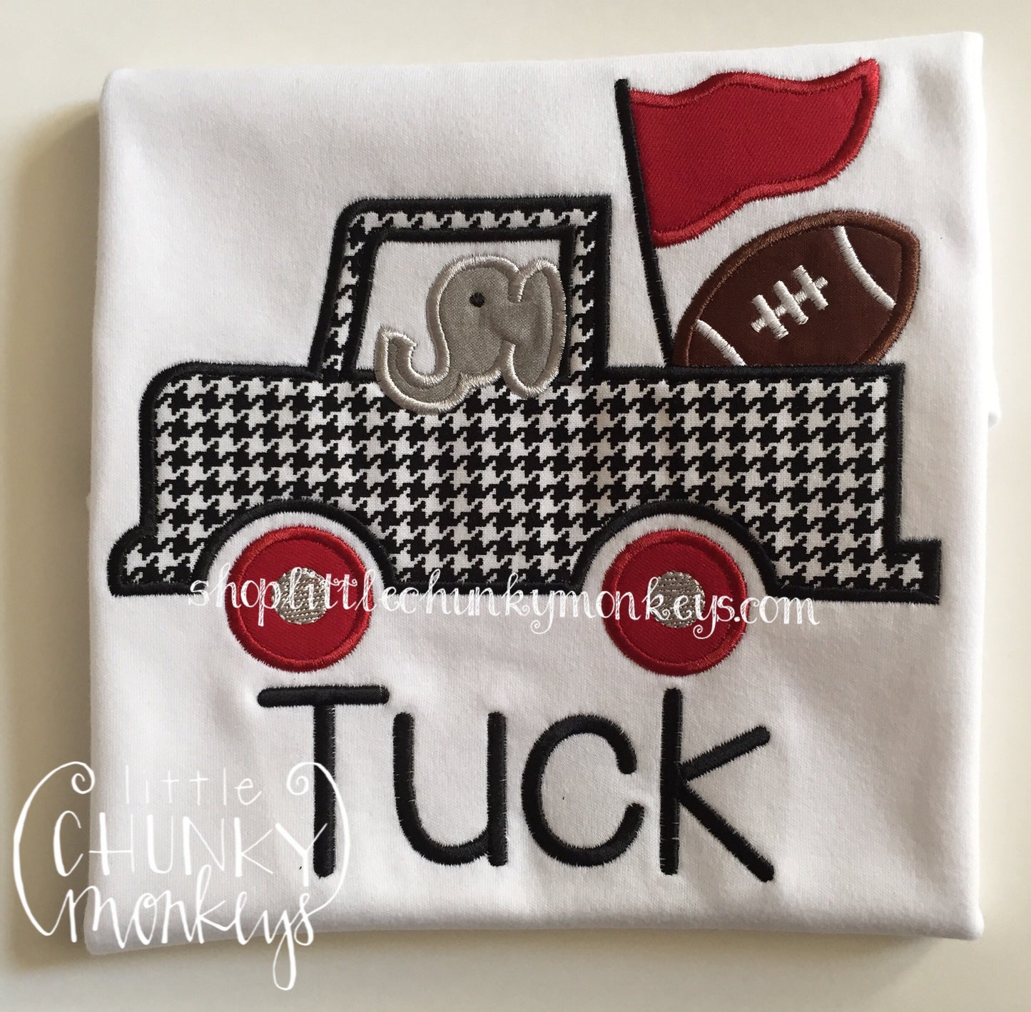 Boy Shirt - Elephant Football Truck
