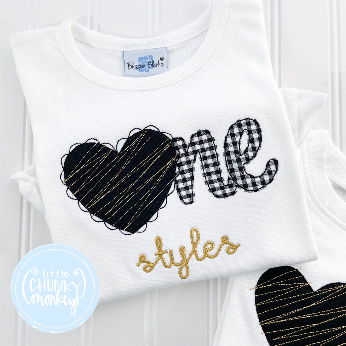 Girl Shirt - Scallop Heart Birthday Shirt