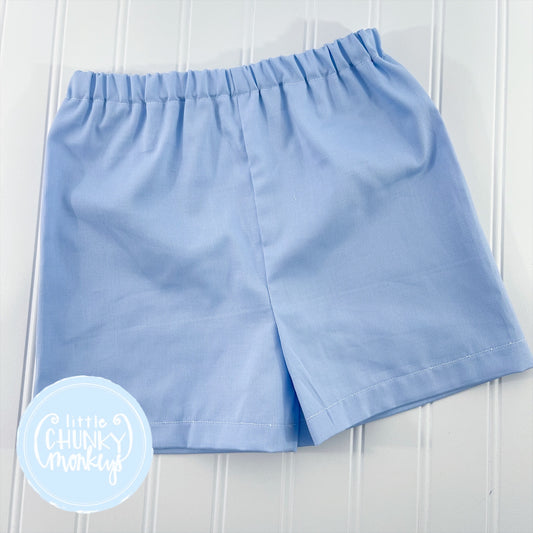 Light Blue Pique - 4T Classic Shorts