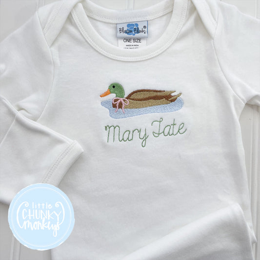 Baby Gown - Bring Home Outfit - Mallard Swimming